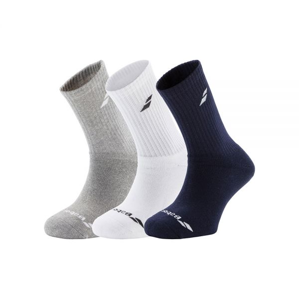 CALCETINES BABOLAT 3 PAIRS PACK GRIS CHIN