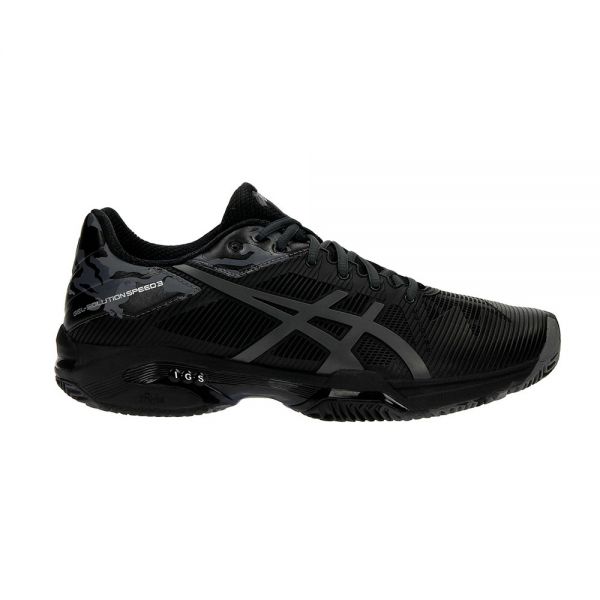 ASICS GEL SOLUTION SPEED 3 CLAY LE NEGRO E804N 9095