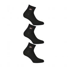 PACK 3 CALCETINES FILA F9303 200 NEGROS