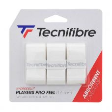 PACK 3 OVERGRIP TECNIFIBRE PLAYERS PRO FEEL BLANCO