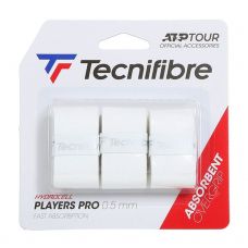 PACK 3 OVERGRIP TECNIFIBRE PLAYERS PRO BLANCO