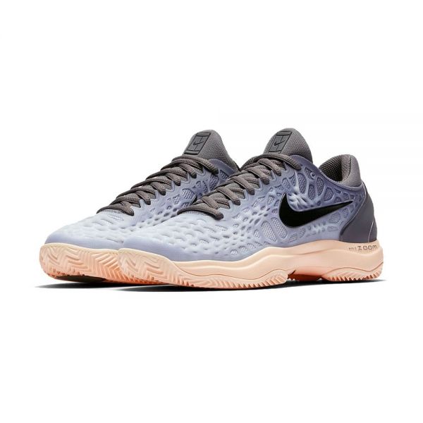 NIKE AIR ZOOM CAGE 3 CLY MUJER GRIS NEGRO N918198 001
