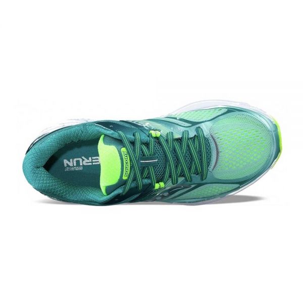 SAUCONY GUIDE 10 MUJER GRIS VERDE S103504