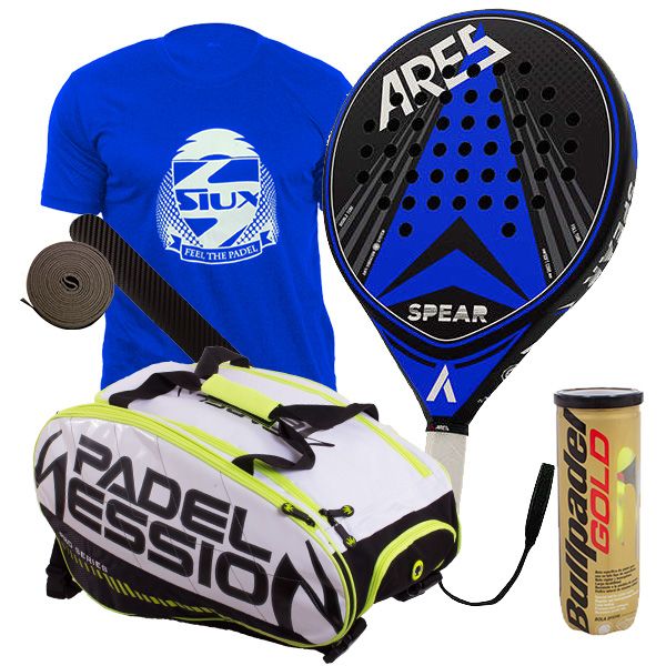 PACK ARES SPEAR Y PALETERO PADEL SESSION MATRIX 3