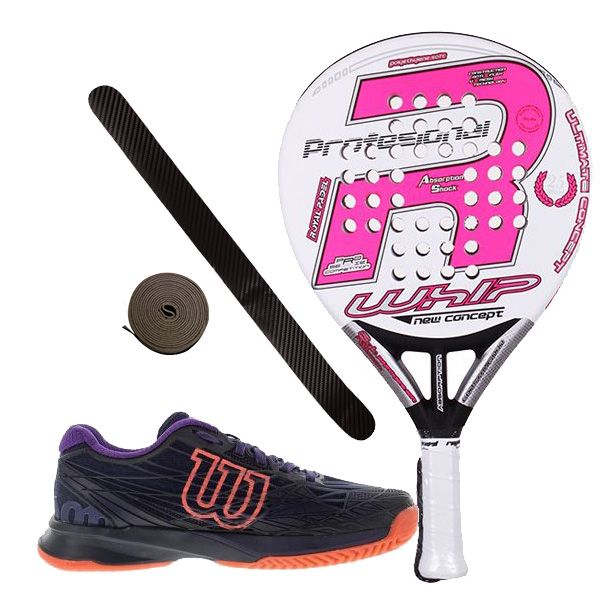 PACK ROYAL PADEL RP 790 WHIP MUJER 2016 Y  ZAPATILLAS WILSON ASTRAL