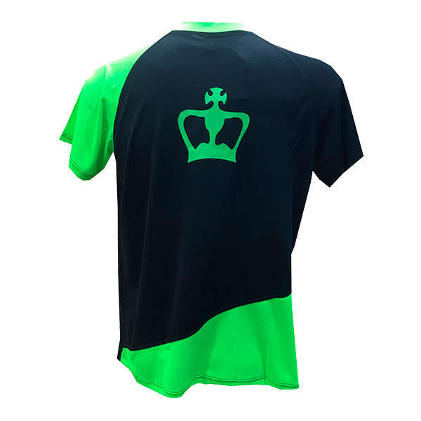 Camiseta Black Crown Delfos Negro Verde