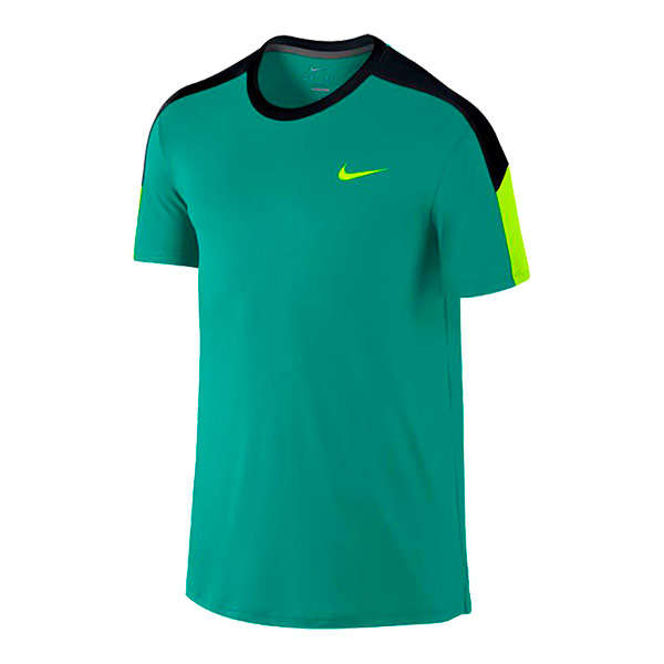 Camiseta Nike Team Court Crew Verde 644784 351