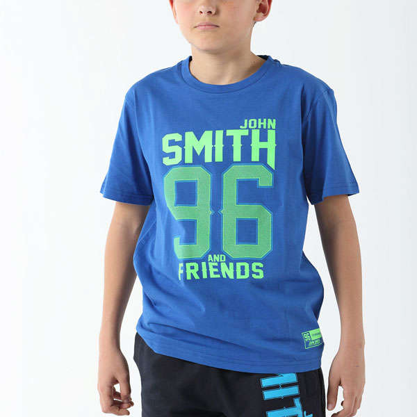 Camiseta John Smith Faxcol Junior Azul Real