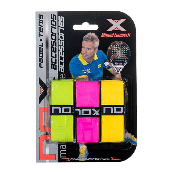 Overgrip 3 unidades Nox Tacto Fluor Colores