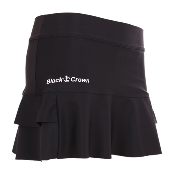 Falda Black Crown Bonn Negro Blanco