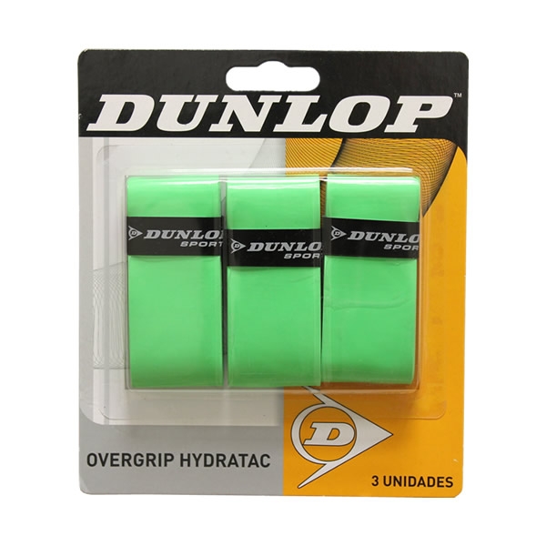 Overgrip Dunlop Hydratac 3 und Verde Fluorescente